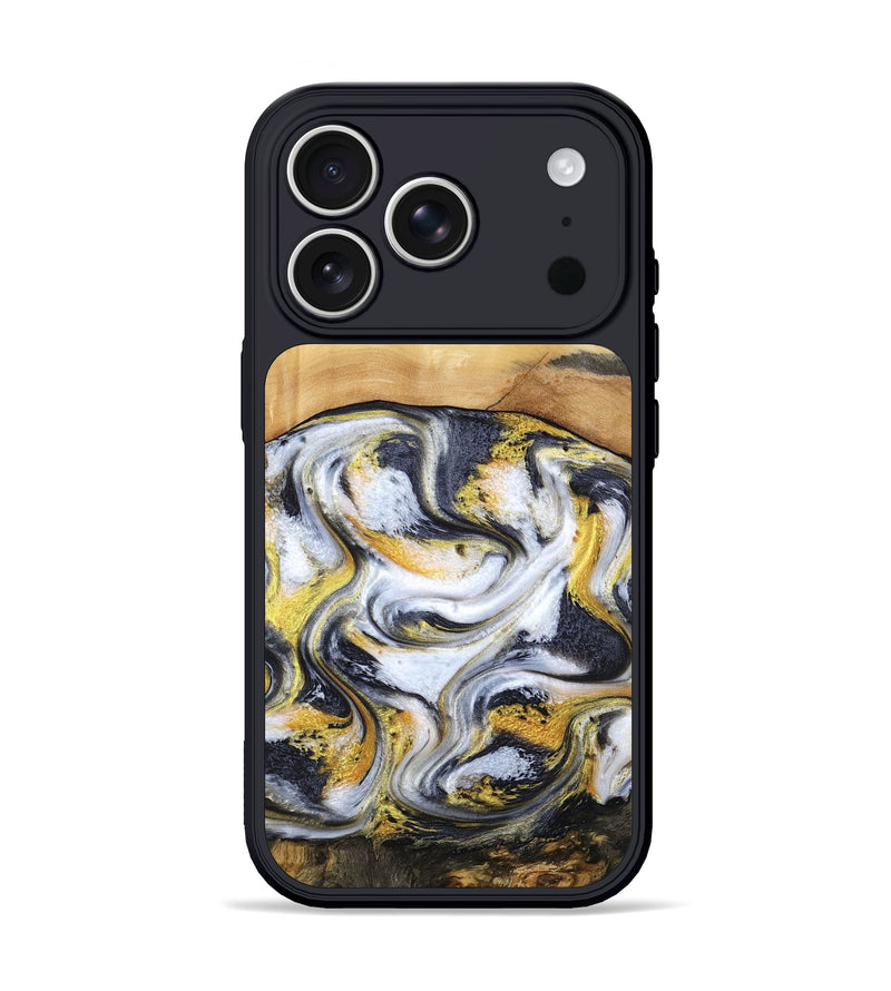 iPhone 17 Pro Wood Phone Case - Cullen (Black & White, 805778)