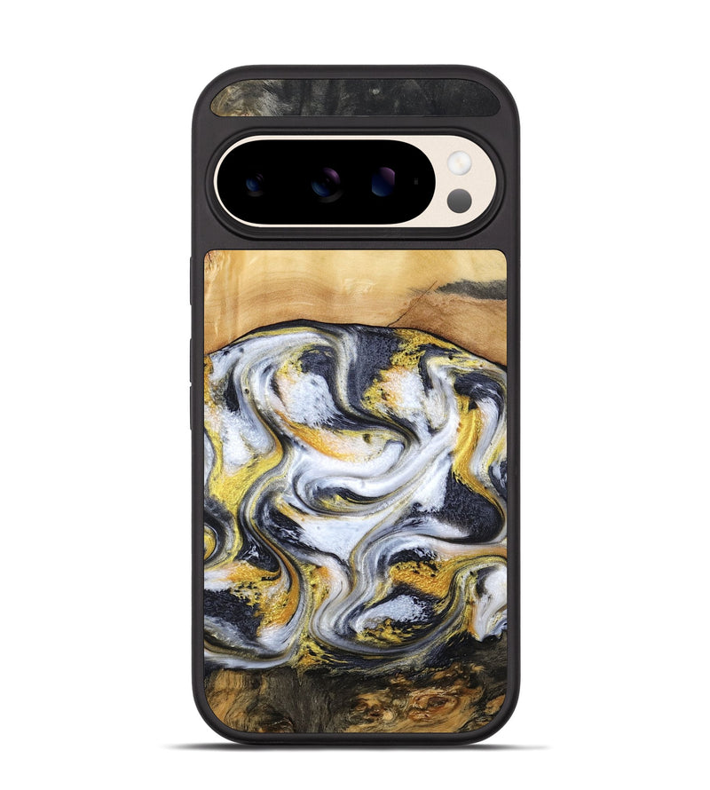 Pixel 10 Pro Wood Phone Case - Cullen (Black & White, 805778)