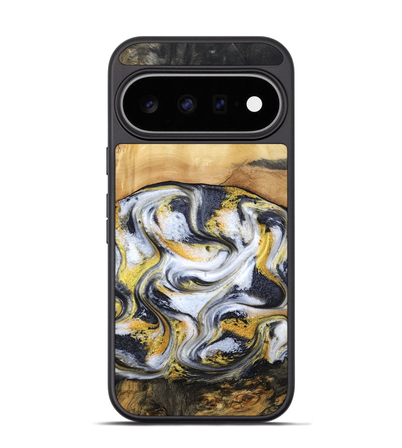Pixel 11 Pro Wood Phone Case - Cullen (Black & White, 805778)