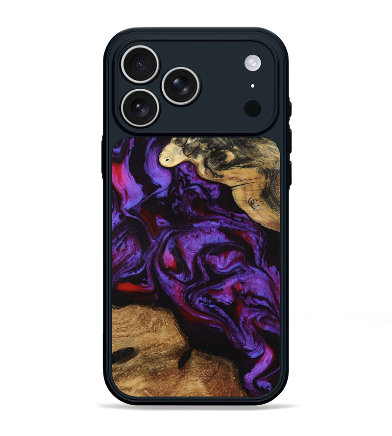 iPhone 17 Pro Max Wood Phone Case - Amarion (Purple, 805785)