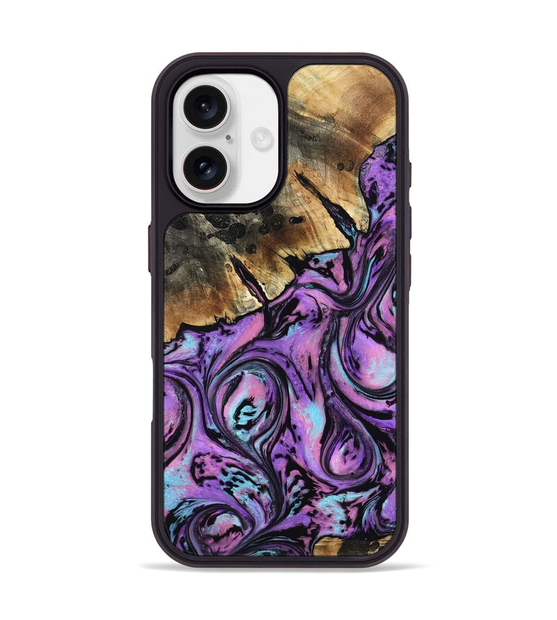 iPhone 17 Wood Phone Case - Elmo (Purple, 805786)