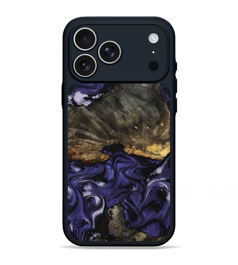 iPhone 17 Pro Max Wood Phone Case - Venessa (Purple, 805788)