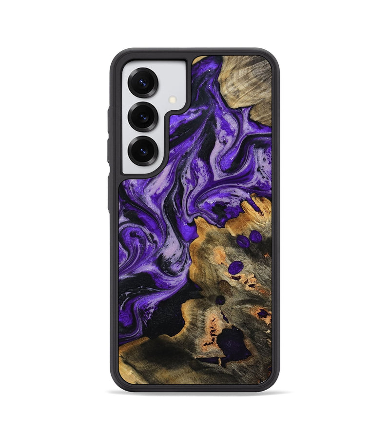 Galaxy S25 Wood Phone Case - Camila (Purple, 805789)