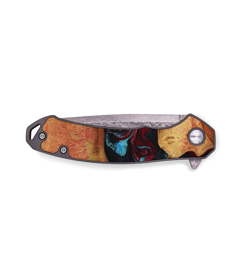 EDC Wood Pocket Knife - Monique (Red, 805798)