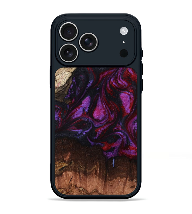 iPhone 17 Pro Max Wood Phone Case - Jolene (Red, 805804)