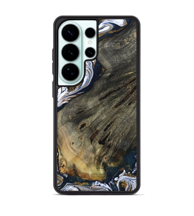 Galaxy S26 Ultra Wood Phone Case - Reilly (Teal & Gold, 805814)