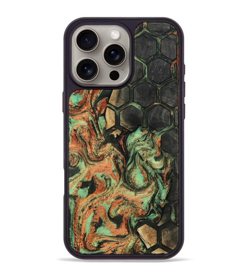 iPhone 16 Pro Max Wood Phone Case - Jamiya (Pattern, 805830)