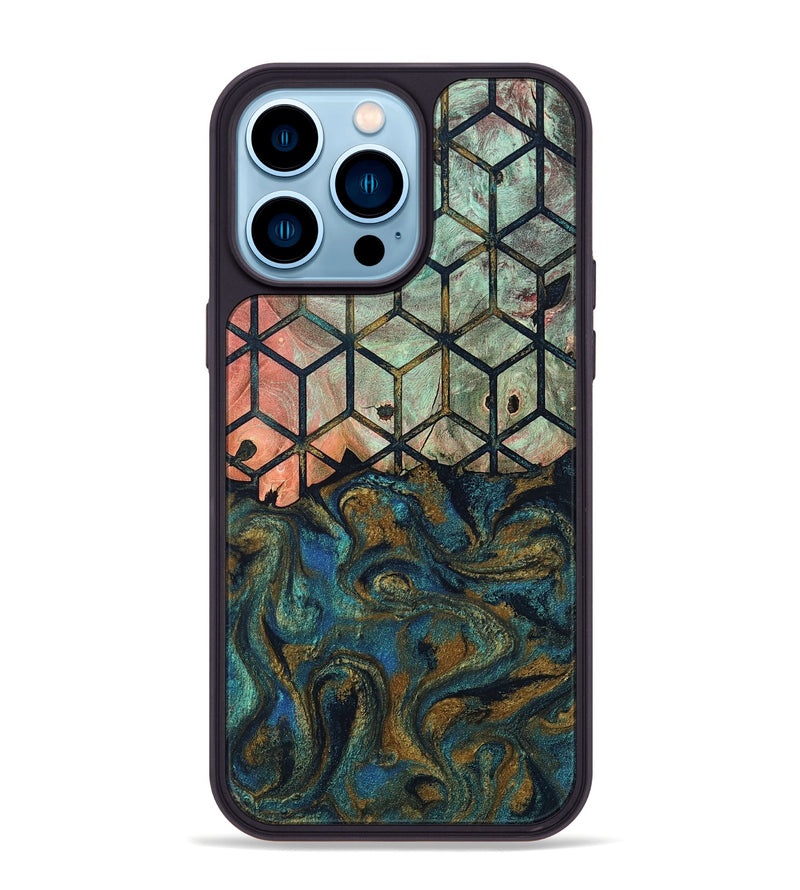 iPhone 14 Pro Max Wood Phone Case - Margie (Pattern, 805836)