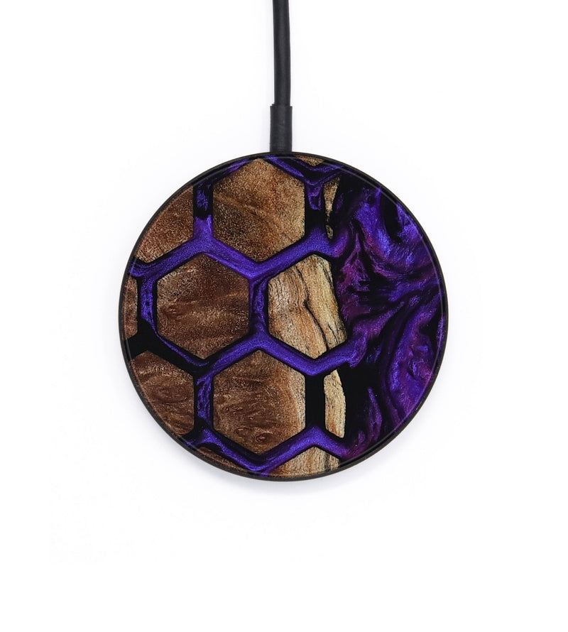 Circle Wood Wireless Charger - Huey (Pattern, 805837)