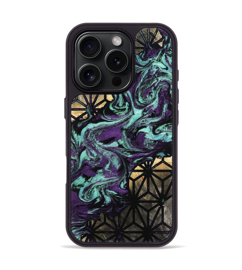 iPhone 16 Pro Wood Phone Case - Urban (Pattern, 805839)