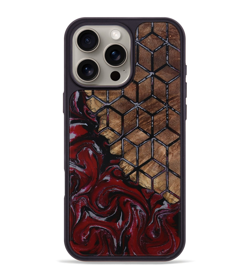 iPhone 16 Pro Max Wood Phone Case - Georgie (Pattern, 805840)
