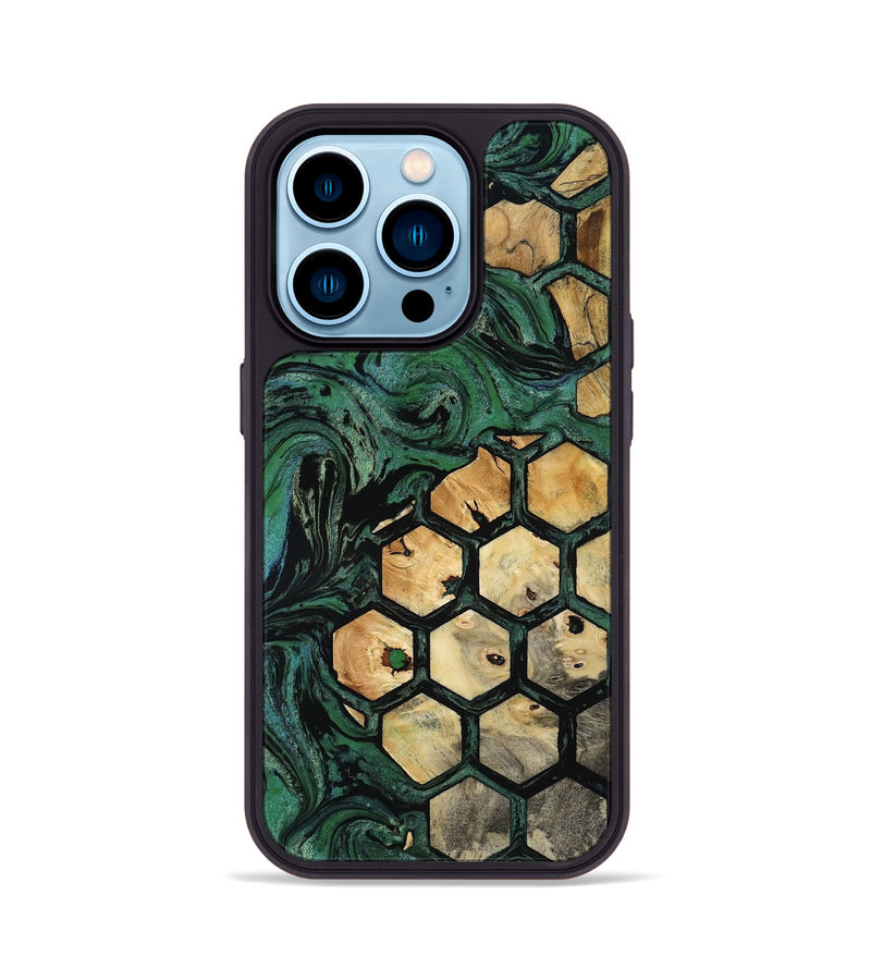 iPhone 14 Pro Wood Phone Case - Casimir (Pattern, 805841)