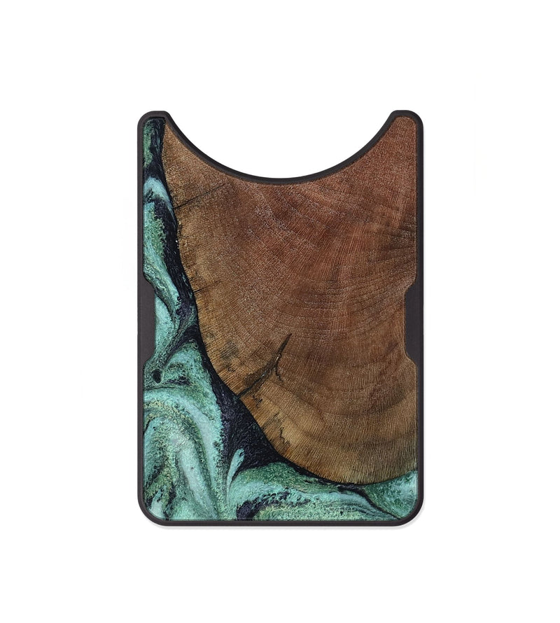 Alloy Wood Wallet - Vonda (Green, 805850)