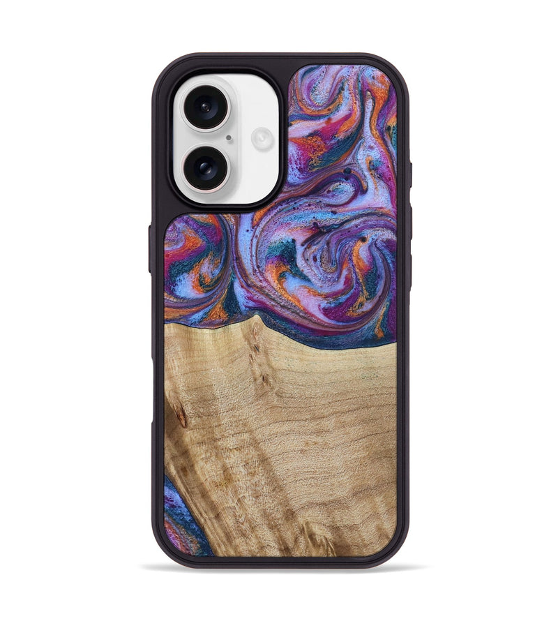 iPhone 17 Wood Phone Case - Ryker (Purple, 805855)