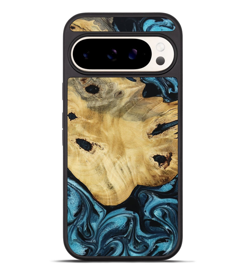 Pixel 9 Pro XL Wood Phone Case - Cal (Blue, 805858)