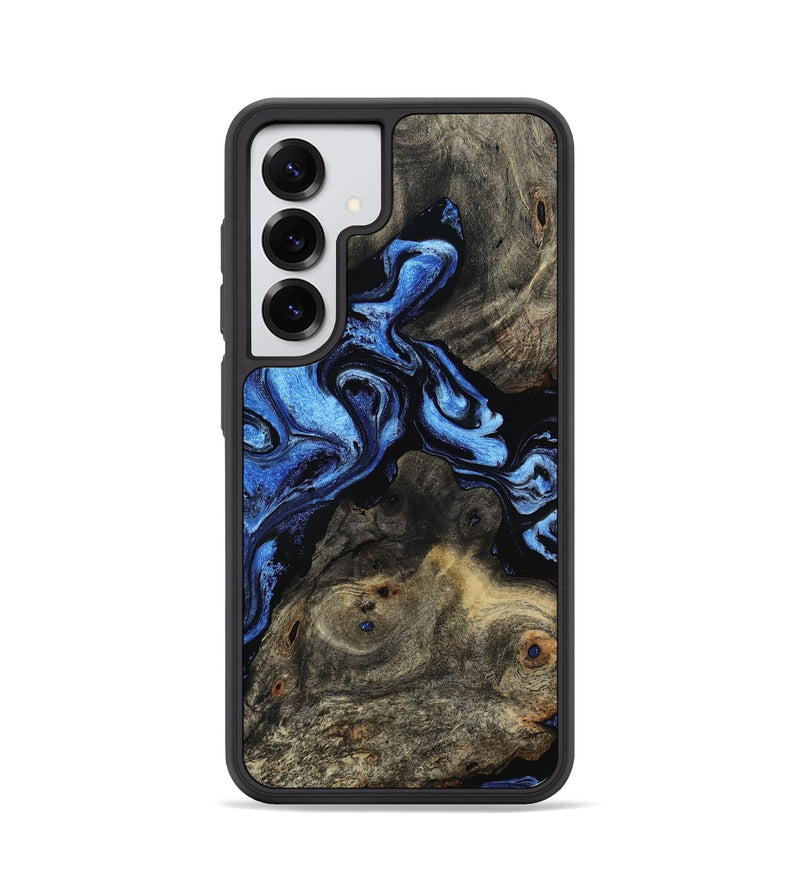 Galaxy S25 Wood Phone Case - Jase (Blue, 805862)