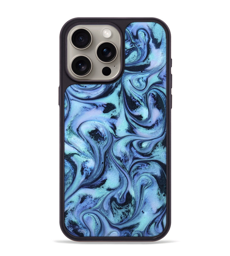 iPhone 15 Pro Max ResinArt Phone Case - Amanda (Blue, 805863)