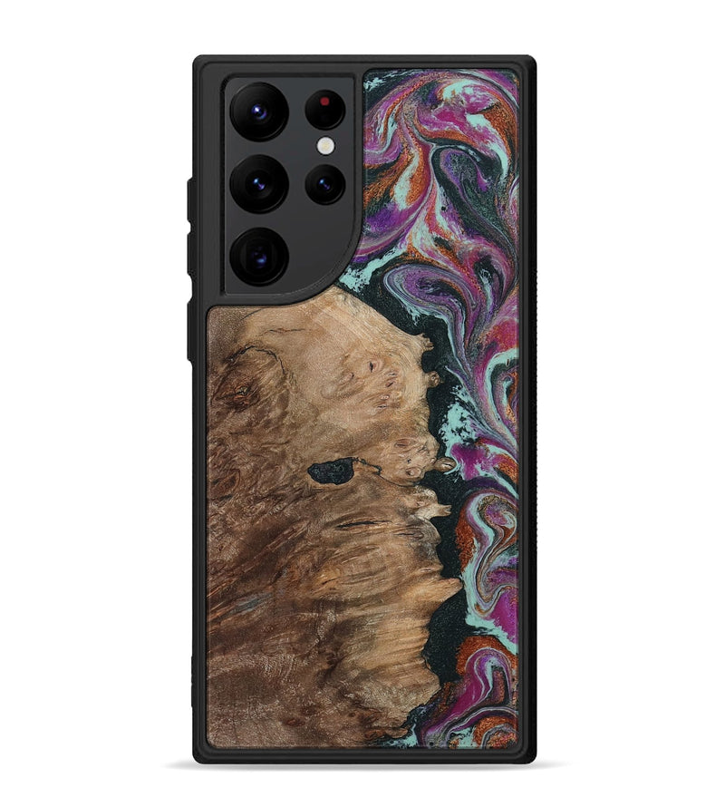 Galaxy S22 Ultra Wood Phone Case - Willie (Green, 805864)