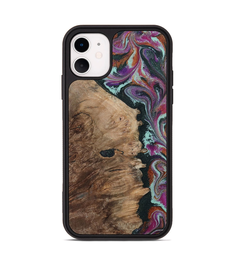 iPhone 11 Wood Phone Case - Willie (Green, 805864)