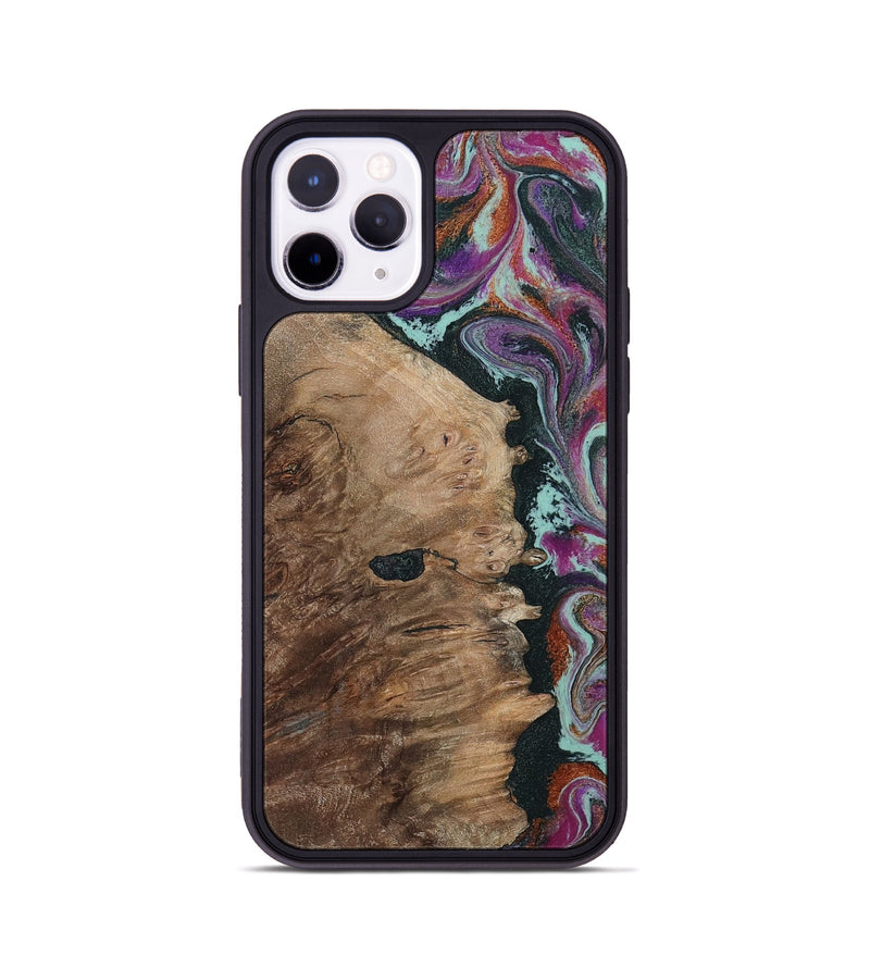 iPhone 11 Pro Wood Phone Case - Willie (Green, 805864)