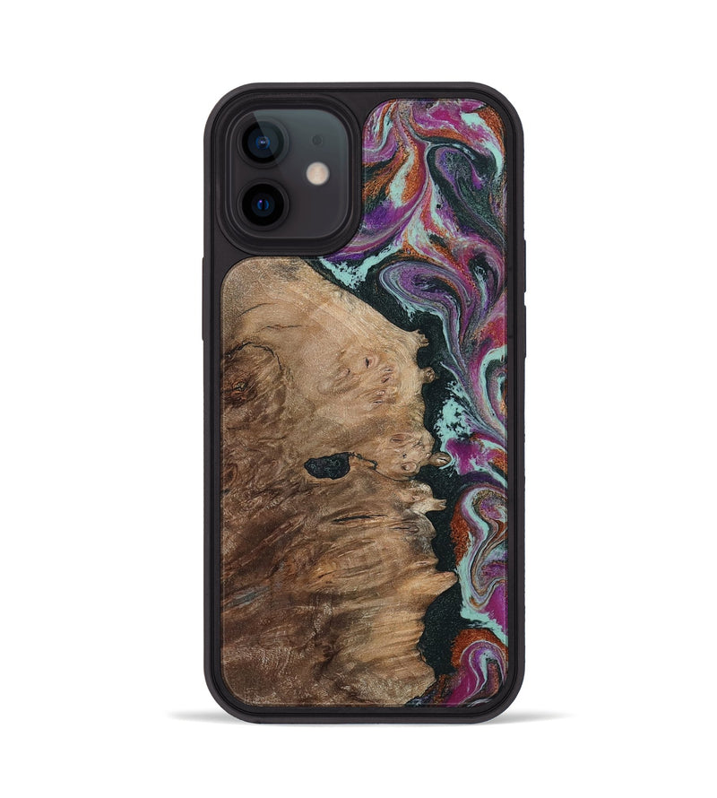 iPhone 12 Wood Phone Case - Willie (Green, 805864)