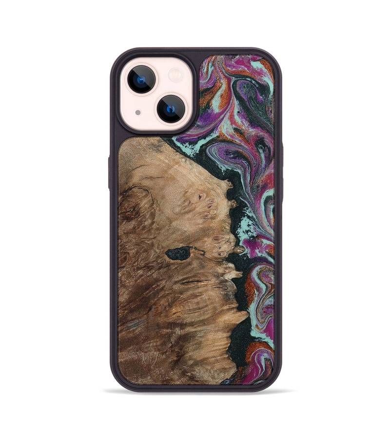 iPhone 14 Wood Phone Case - Willie (Green, 805864)