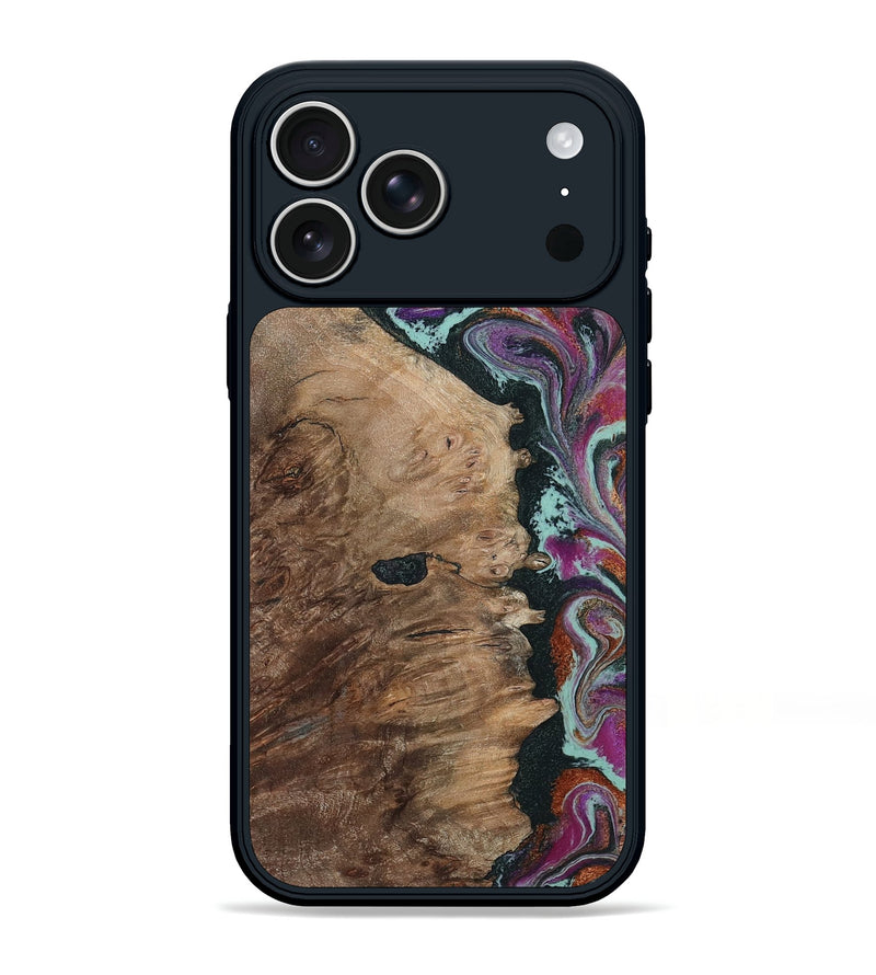 iPhone 17 Pro Max Wood Phone Case - Willie (Green, 805864)