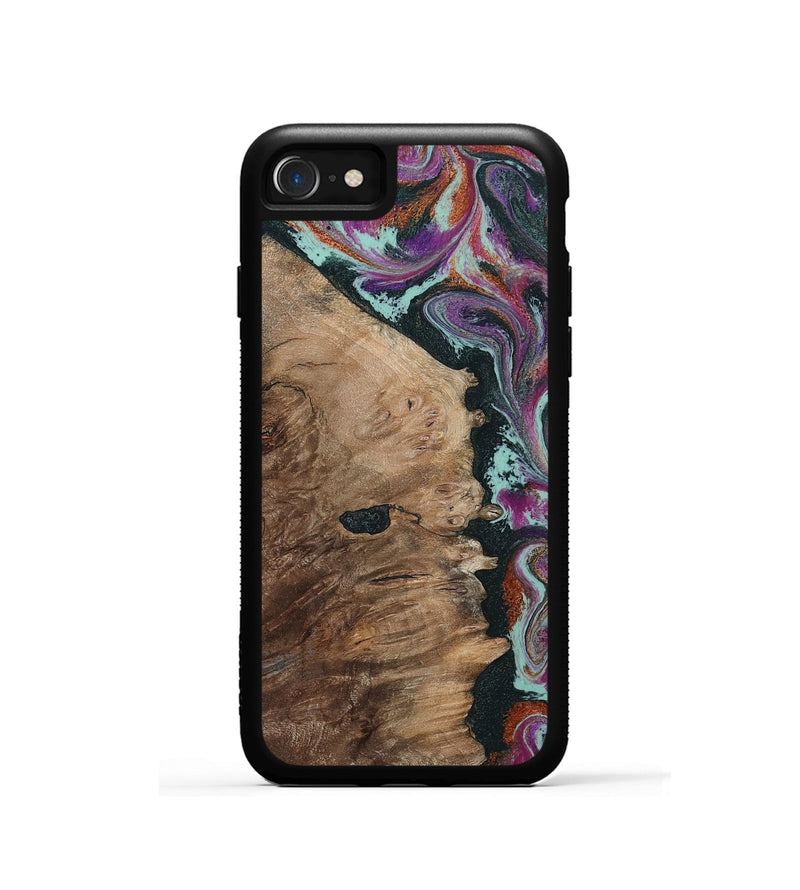 iPhone SE Wood Phone Case - Willie (Green, 805864)