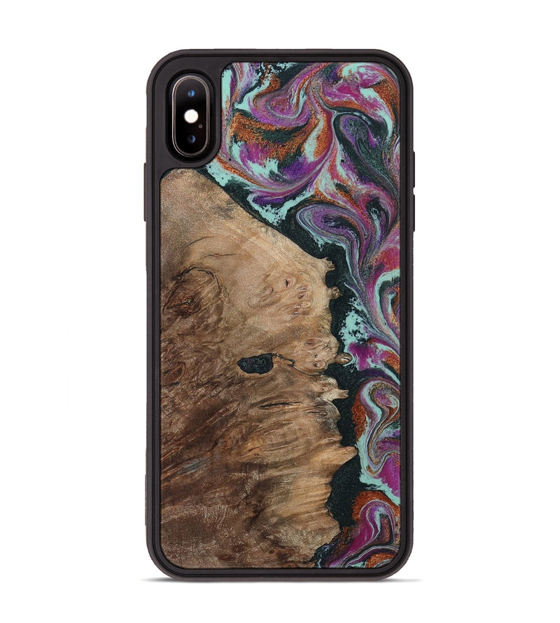 iPhone Xs Max Wood Phone Case - Willie (Green, 805864)