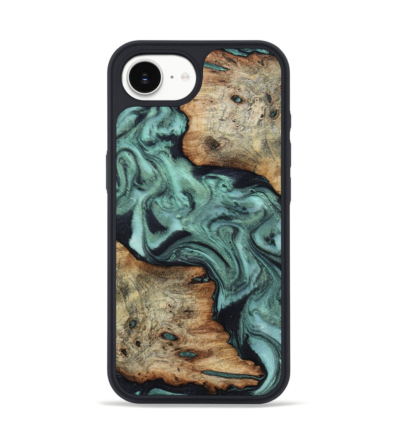iPhone 16e Wood Phone Case - Rhys (Green, 805871)