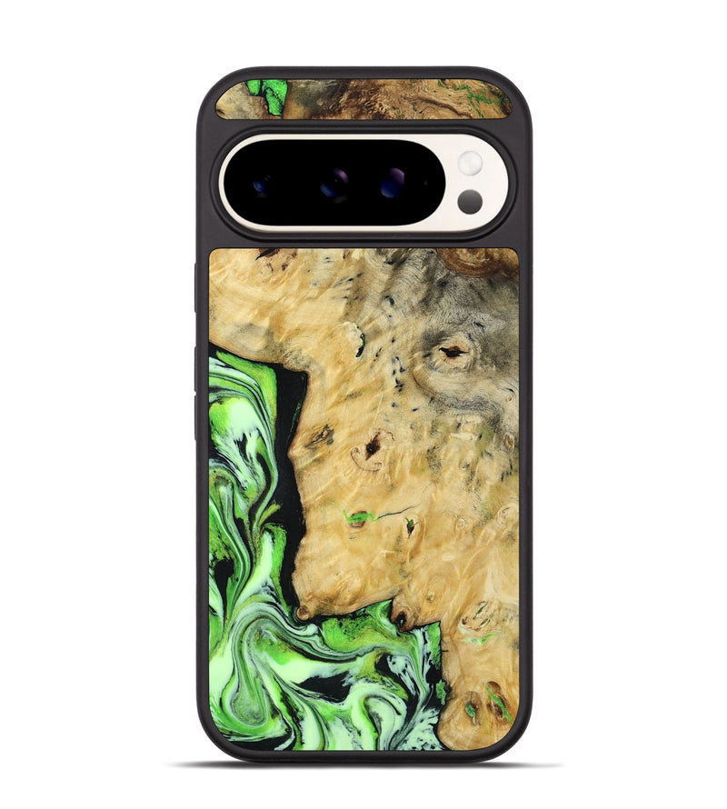 Pixel 9 Wood Phone Case - Wilford (Green, 805872)