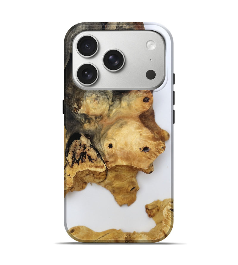 iPhone 17 Pro Wood Live Edge Phone Case - Elisha (Clear, 805875)