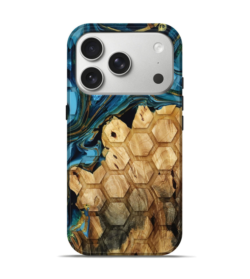 iPhone 17 Pro Wood Live Edge Phone Case - Melvin (Pattern, 805888)