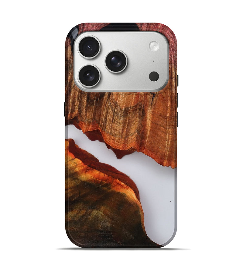 iPhone 17 Pro Wood Live Edge Phone Case - Omari (Clear, 805905)