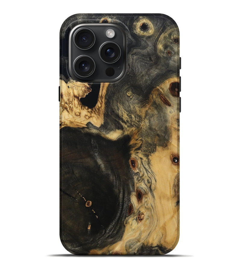 iPhone 16 Pro Max Wood Live Edge Phone Case - Verner (Wood Burl, 805909)