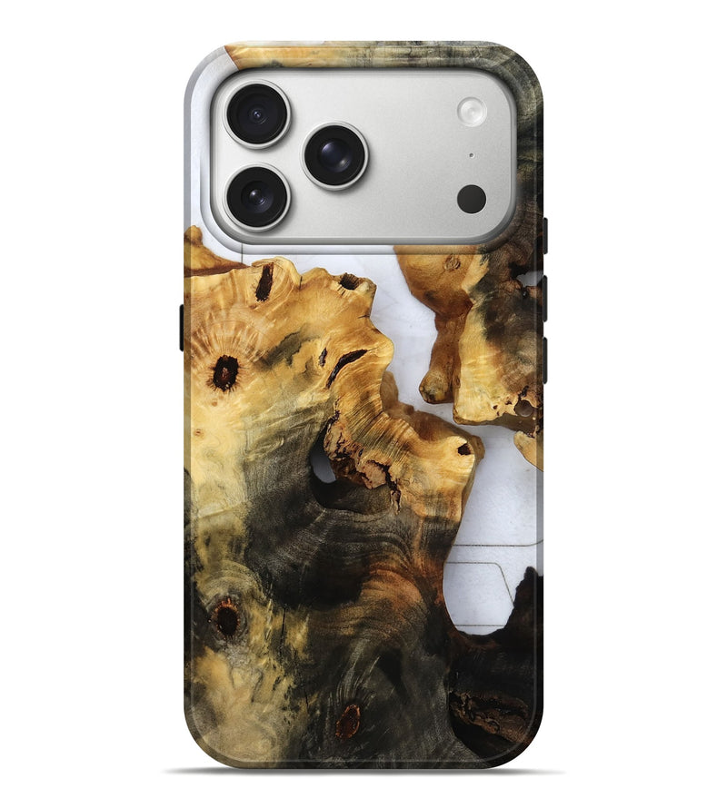 iPhone 17 Pro Max Wood Live Edge Phone Case - Nathaly (Clear, 805918)