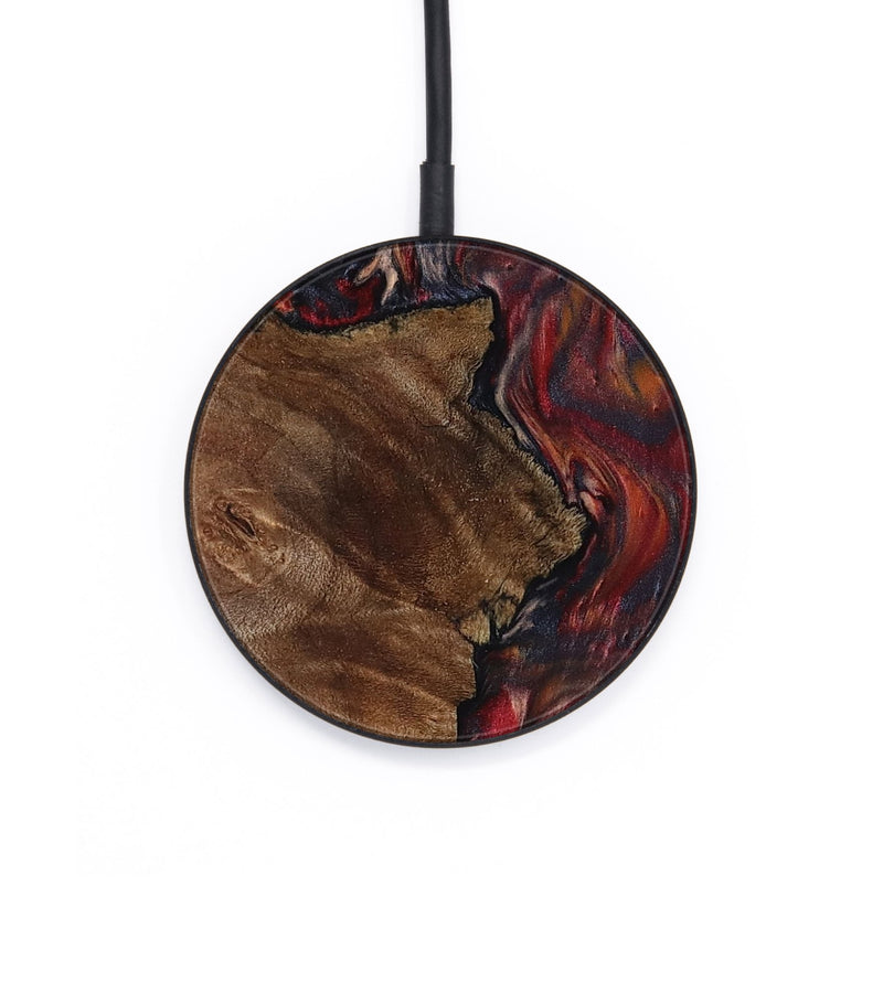 Circle Wood Wireless Charger - Yahaira (Red, 805938)