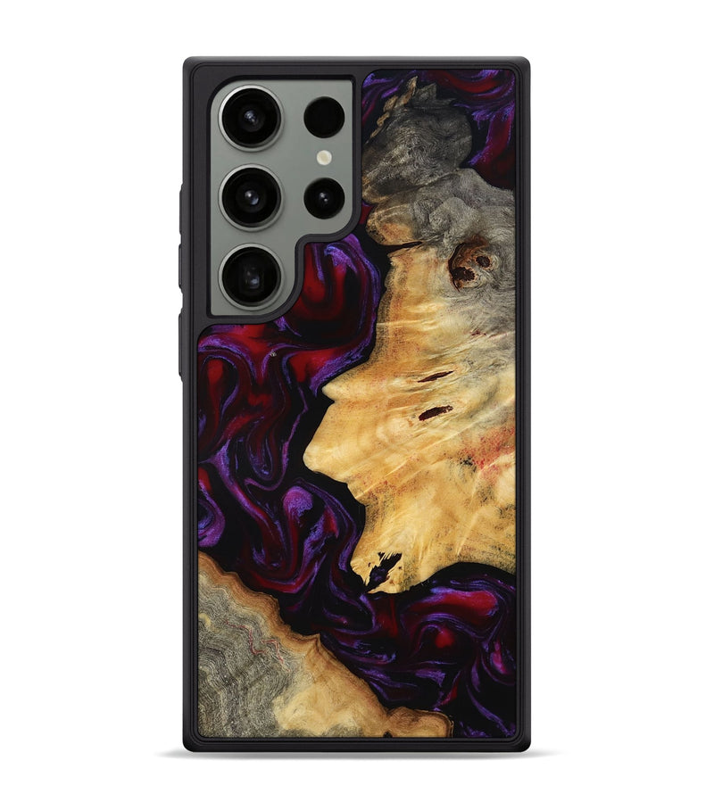 Galaxy S24 Ultra Wood Phone Case - Jo (Red, 805939)