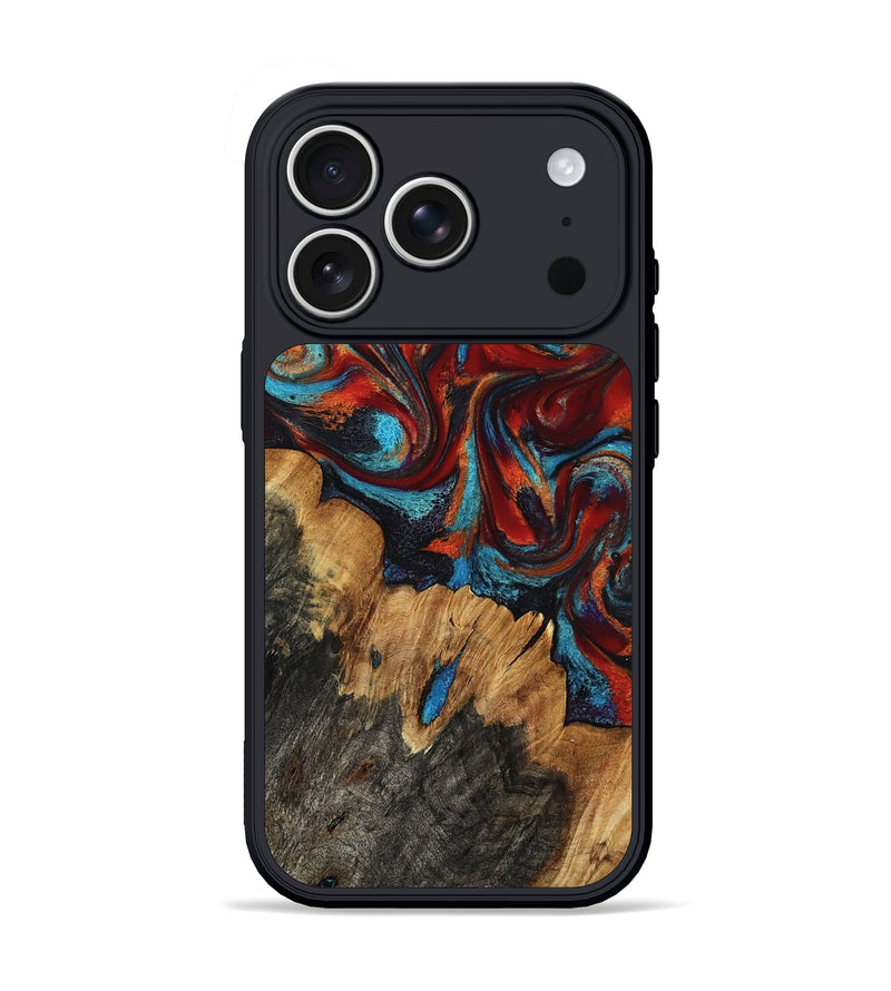 iPhone 17 Pro Wood Phone Case - Daxton (Red, 805940)