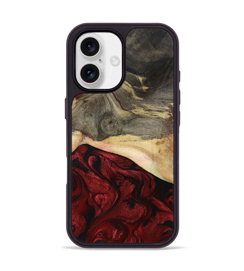 iPhone 17 Wood Phone Case - Sarah (Red, 805944)