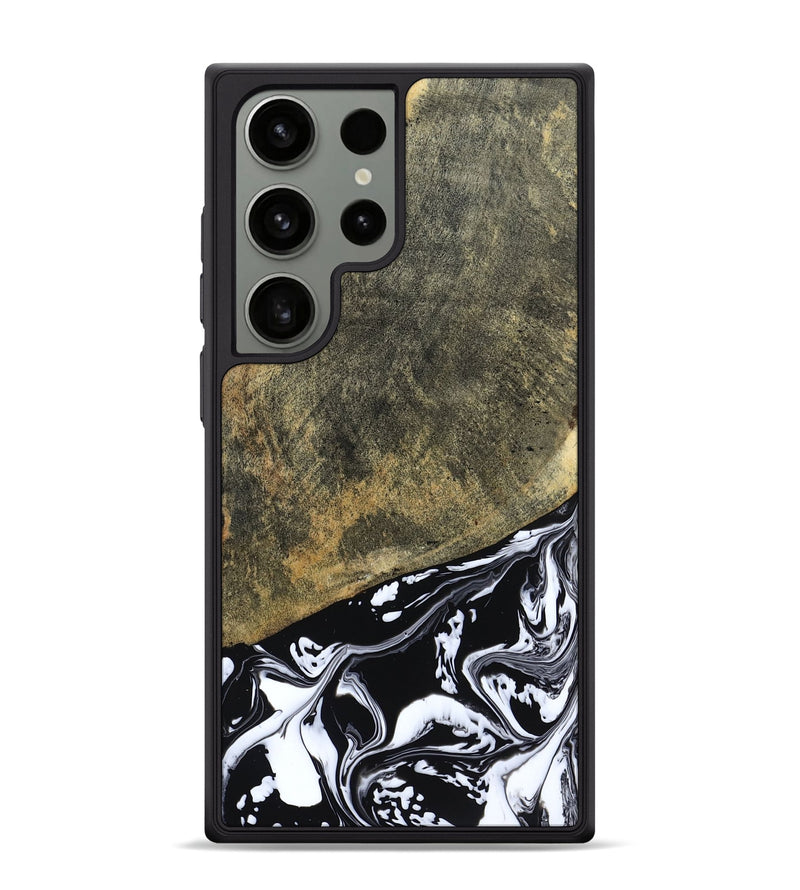 Galaxy S24 Ultra Wood Phone Case - Larkin (Black & White, 805949)