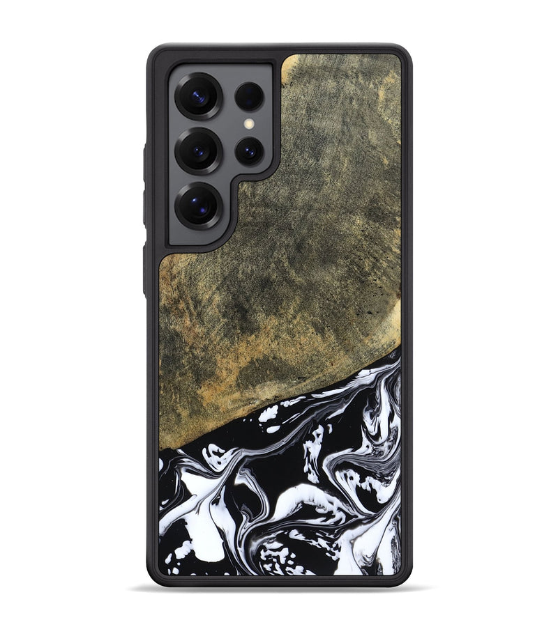 Galaxy S25 Ultra Wood Phone Case - Larkin (Black & White, 805949)