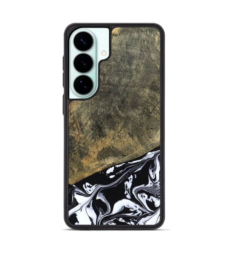 Galaxy S26 Plus Wood Phone Case - Larkin (Black & White, 805949)