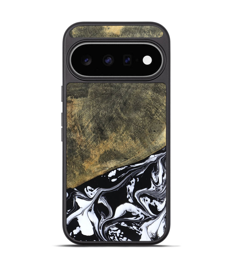 Pixel 11 Wood Phone Case - Larkin (Black & White, 805949)