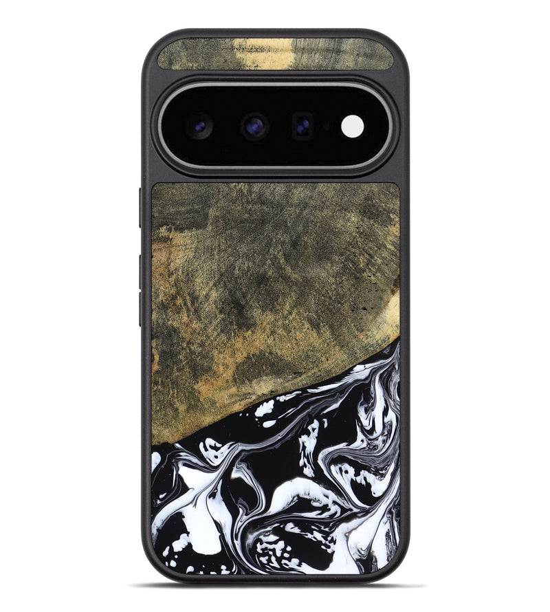 Pixel 11 Pro XL Wood Phone Case - Larkin (Black & White, 805949)