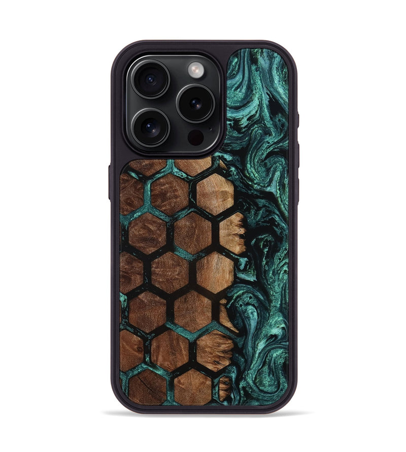 iPhone 15 Pro Wood Phone Case - Wilbert (Pattern, 805965)