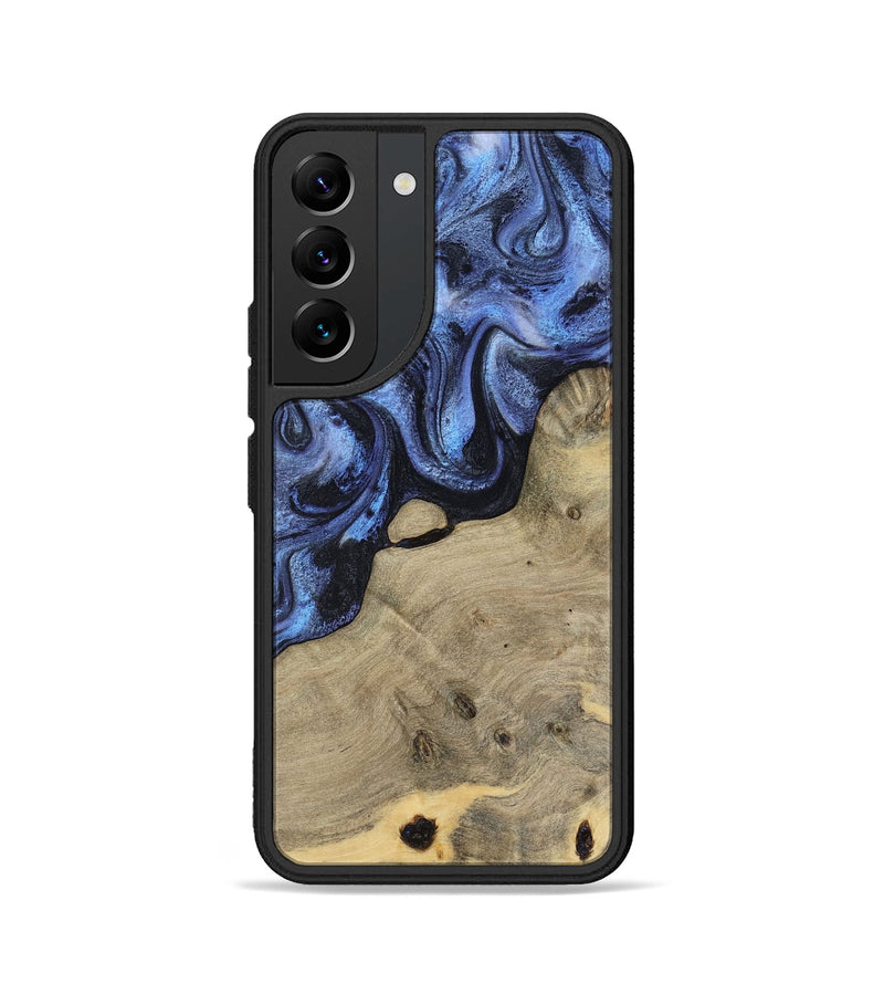 Galaxy S22 Wood Phone Case - Crue (Blue, 805981)