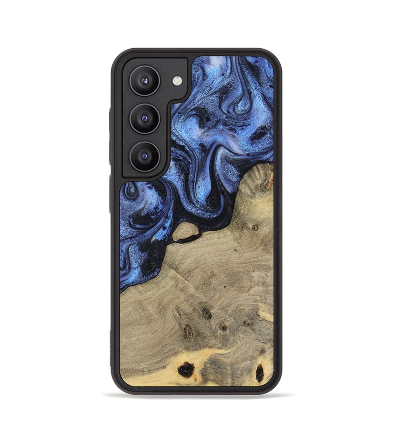 Galaxy S23 Wood Phone Case - Crue (Blue, 805981)
