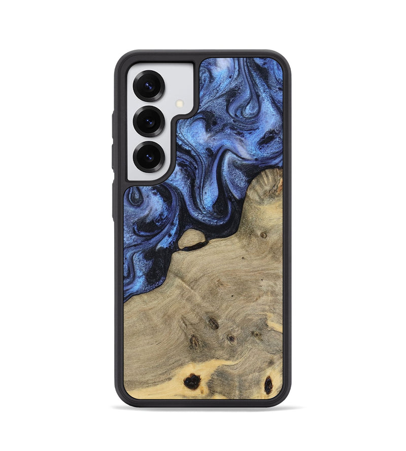 Galaxy S25 Wood Phone Case - Crue (Blue, 805981)