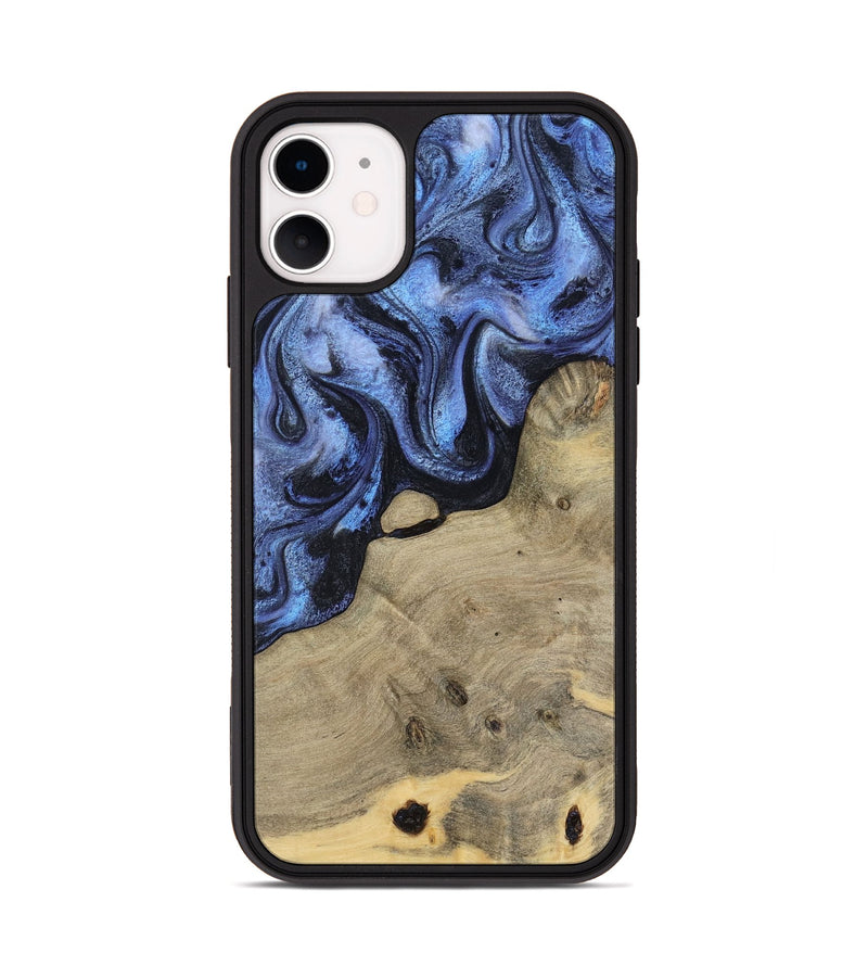 iPhone 11 Wood Phone Case - Crue (Blue, 805981)